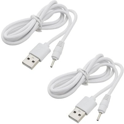 Panlouting 2 Pack | Ricarica Cavo USB 2,0mm per Penna Stilo Penna per Tablet per Huion P80 / PE330 / PF150 Penna Grafica/GAOMON PD1560 / UGEE M708 2150