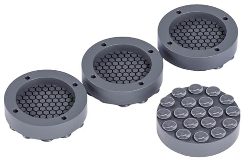 Anti-Walking Washer Dryer Pedestals, Strong Suction Shock Absorbing Mat, Anti Vibration Pads, Washer Mat Protector, Treadmill Anti-Vibration Mat, Vibration Reducing Mat, Washer Pedestal Mat