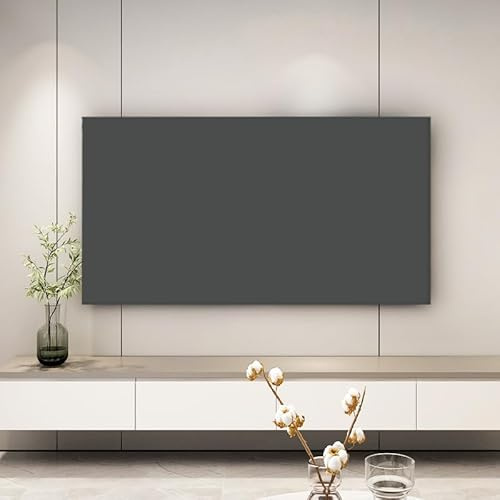 JANEMUA Copertura Protettiva Per TV,Protezione Per Schermo Per Computer TV,Copertura Decorativa Per TV All Inclusive Semplice,La Copertura Per TV È Universale Coppia Scrivania/Curve.-Black||40-45inch