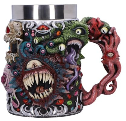 Nemesis Now Dungeons & Dragons Beholder Tankard, Fantasy Role-Playing Drinkware, Officially Licensed D&D Merchandise
