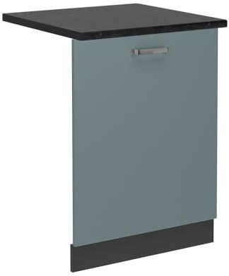 Vicco Coperchio per lavastoviglie R-Line, Grigio-blu, 60 cm, PL Antracite