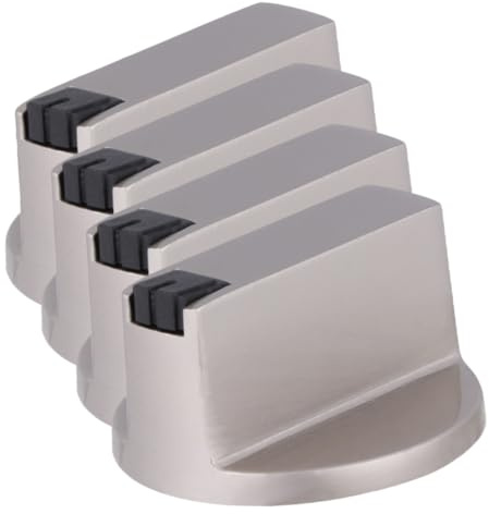 NUOBESTY 4pcs Bouton de Remplacement pour Cuisinière Boutons de Fournaise à Gaz en Métal Design Élégant pour Cuisinière à Gaz Cuisine