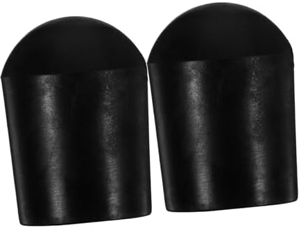 Endstiftkappen 2 Stück Kontrabass und Schwarze Gummi Cello | Rutschfest, für Proben und Auftritte im Freien, Leicht Montierbar, Dämpfende Ausführung