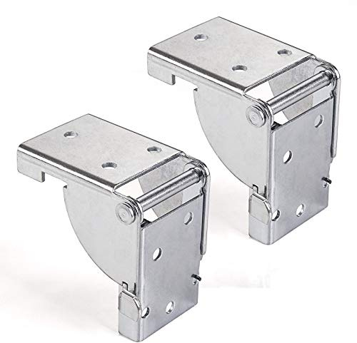 SOTECH 2 x Klapptischbeschlag für Tischbeine 38 x 38 mm | Klappbeschlag Klappkonsole