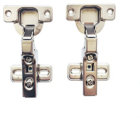 Blum Clip Top 100 Grado Bisagras Estándar 71M2650 sin BLUMOTION, Bisagra para Puerta de Empotrado Mueble Armario de Cocina, Semisolapado Bisagra, Hecho en Austria Juego de 2