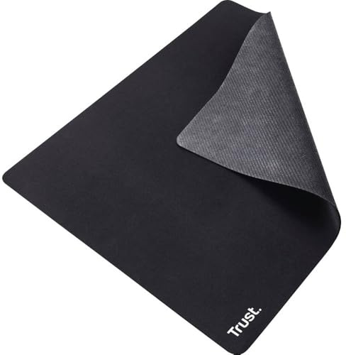 Trust Alfombrilla de Ratón, Mouse Pad M 25 x 21 cm, Negro