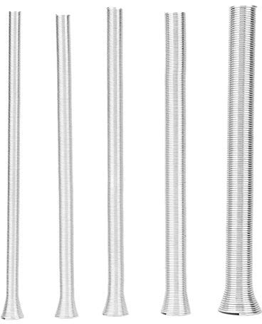 Mutuer Federrohrbieger-Set, 5 Stück, 21 cm, Stahl, Zug- und Kompressionsfeder, PVC-Set, Biegerohr für elektrische Drähte, Kupfer- und Aluminiumrohre