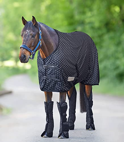 WALDHAUSEN Outdoordecke Unicorn Hearts Fleece, Nachtblau, 105 cm