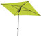 derby Parasol de balcon 180x120cm en couleur vert pomme I Parasol rectangulaire pour balcon & terrasse I Parasol de balcon avec coulisse pour ouvrir I Réglable en hauteur I Parasol de jardin basculant