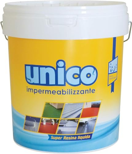 ICOBIT Unico, Super resina liquida impermeabilizzante, BIANCO, 18 KG