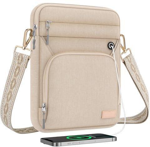 MoKo 9-11 Pouces Sacoche pour Tablette avec bandoulière | Housse de transport pour tablette compatible avec iPad Air M3, iPadA16, iPad10