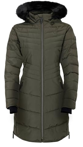 Dare2B Damen Womens Striking Iv Jacket Isolierte Jacke, Dunkles kaki, 42
