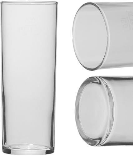 Glasveredlung Schmitz Kölner Stangen Kölschgläser Biergläser, dicker Rand, 24,5 cl mit Füllstrich 0,2 l /-/ CE (60)