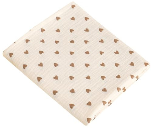 AOOPOO Babydecken 100 x 100 cm, Baby Pucktuch Musselin Decke 100% Baumwolle Dünne Atmungsaktive Sommerdecke Puckdecke Süßer Druck Baby Swaddle Decke Tücher für Neugeborene Junge und Mädchen