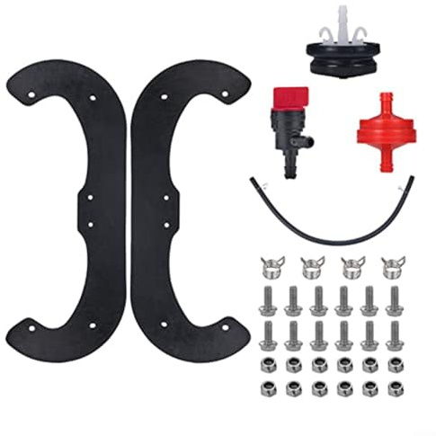 Sumsoctober Schneefräse 84-1980 Schneckenrotorpaddel 40,6 cm Schaber Ersatzteile Schneefräse Paddel Griffknopf Kit für Toro Schneefräse Schaber Kit