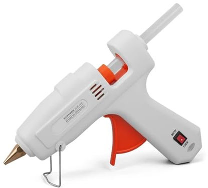 per progetti di bricolage fai da te e riparazioni Pistola for colla a caldo Hi-Spec 7mm Stick di colla Mini pistole industriali Adesivo Strumento for lavorazione del legno 40W 100W 80W-120W 150W Fai d