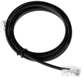 EMSea Druckerschnittstellenkabel RJ12-Stecker auf RJ45-Stecker 1,5 M Druckerdatenkabel Kompatibel mit Epson Star Druckern mit MultiPRO-Schnittstelle