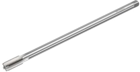 sourcing map Metric Thread Tap M16 x 2 H2 300mm Extra Long Straight Flute Screw Thread Milling Machine Taps Threading Tapping Repair Tool
