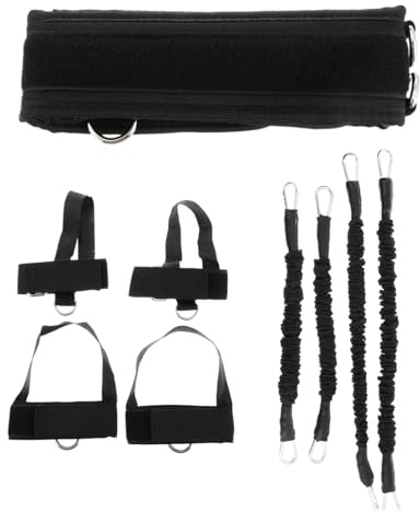 CONGARTENO Bande De Résistance Élastique Fitness avec Ceinture Réglable Bandes De Tirage pour Musculation Entraînement Sportif Et Résistante pour Salle De Sport