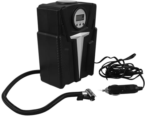 Abaodam Pompe Électrique Portable pour Pneu de Voiture avec Affichage Numérique Compresseur Air Multifonction Compact Pompe à Air Pneumatique Légère