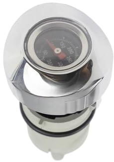 Indicatore Di Livello Astina Livello Dell'olio Per Motociclette Indicatore Della Temperatura Per Sportster Per Forty Per Eight Per Sp&ecial Per XL1200XS 2018-2019(Black)