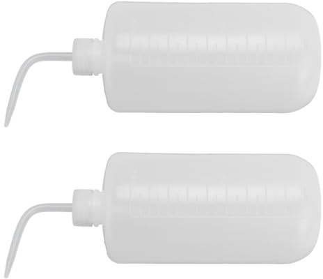 ANGGREK Klämflaska, 1000 Ml Plasttvättflaska med Våg, Idealisk för laboratorie- och Växtvård