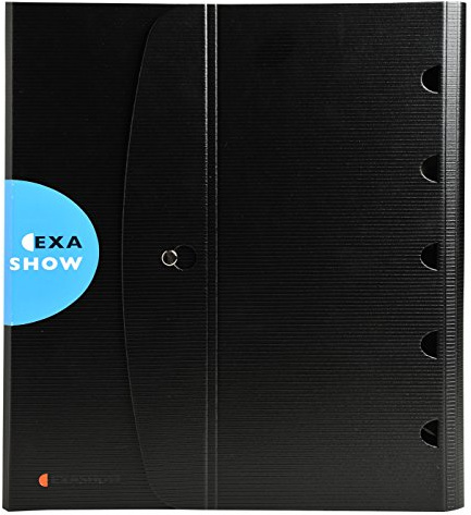 EXACOMPTA Classeur de présentation Exashow 4 anneaux 30mm Exactive A4