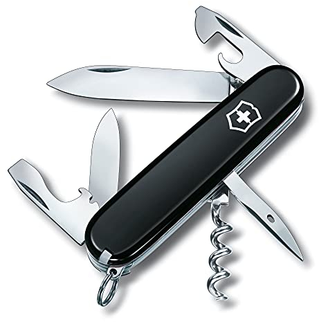 Victorinox, Spartan, Coltellino Svizzero, Originale, Multiuso, Campeggio, 12 Funzioni, Lama, grande, Cavatappi