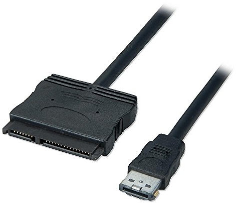LINDY Extern Power Over eSATA 5V och 12V DC-kabel, 1 m