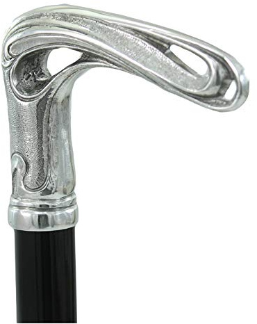 Cavagnini - Bastón de Madera de Peltre Elegante Personalizado para Hombre Mujer Ceremonia de la Libertad Italia