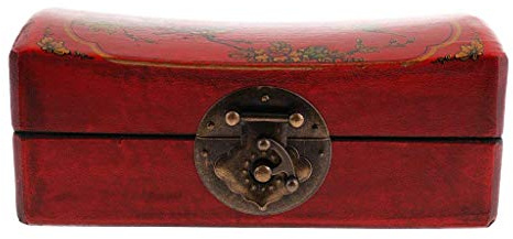 Tubayia Vintage chino hecho a mano almohada caja caja joyería caja para regalo/colección