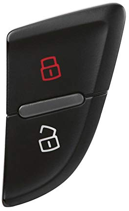8KD 962 107 Interruptor de bloqueo de la puerta del automóvil Botón de bloqueo central Apto para B8 S4 Allroad S5 RS4 Interruptor de bloqueo central del automóvil Color negro Material A
