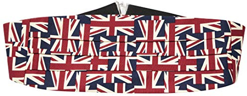 King & Priory Union Jack Cummerbund, Great Britain Cummerbund
