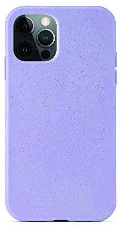 aiino italian ideas Custodia Buddy per iPhone 12 mini, antiurto e antigraffio, impugnatura morbida - Lilla