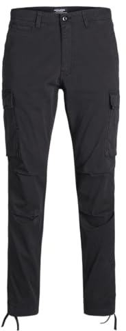 Jack & Jones Homme Jpstace Jjtucker AMA Noos Pantalon Cargo, Noir, 32 EU