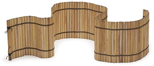 Filigrane Beeteinfassung | Rasenkante | Beetläufer | Bambus hell