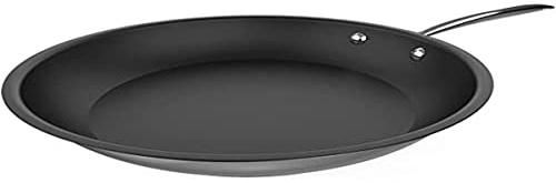 Cecotec Sartén Polka Classy 24 Bucket Steel. Diámetro 24 cm, Acero Inoxidable 18/10, Revestimiento Antiadherente, Mango Remachado, Apta para todo Tipo de Cocinas, Placa de Inducción 175cm