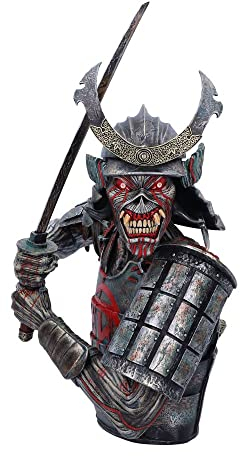Nemesis Now Officially Licensed Iron Maiden Senjutsu Bust Box, Silver, 41cm