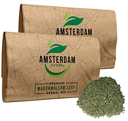 Mélange Premium aux herbes d'Amsterdam - Feuille de guimauve 100% natural - Comme utilisé dans les cafés - Lot de 2