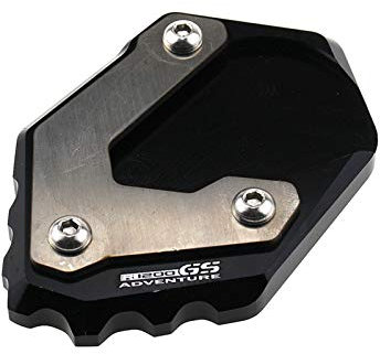 SEAGGS Für BMW R 1200 GS LC R1200GS R 1200GS ADV Adventure 2015-2018 Motorrad-Ständer CNC-Motorrad-Seitenständer Vergrößerung Verlängern Verbreiterte Seitenstützen (Farbe : Schwarz)