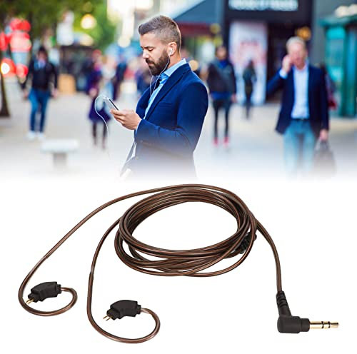 lvifloae Cable for Earphone,Earphone Upgrade Cable 2 Pin 0.78mm Connector 3.5mm Plug Replacement Earbuds Wire for AS10 AS06 AS10 ZST ZS3AS10 AS06