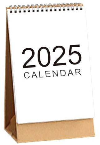 Tischkalender 2024–2025, Schreibtischkalender Monatskalender 2024/2025 Akademischer Jahreskalender zum Aufklappen Gültig von September 2024 bis Dezember 2025 für Schule Büro und Zuhause 15x24cm