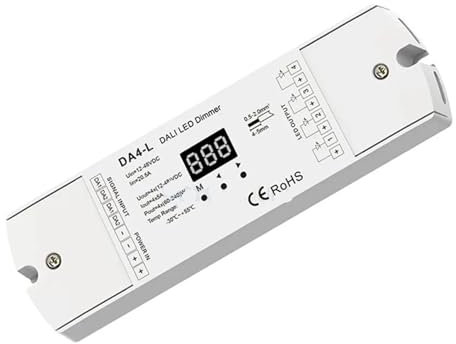 DA1 DA4 DA4-D DA4-L Dimmer digitale 1/4 canali DALI CV PWM DC 12V 24V(DA4-L Only)