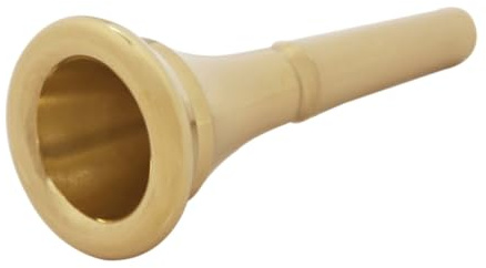 Goldenes Hornmundstück und Kupfer für Anfänger Ersatzinstrument | Leicht, Verschleißfest und Leicht zu Reinigen, für Konzert und Bar, Zubehör für Blasinstrumente