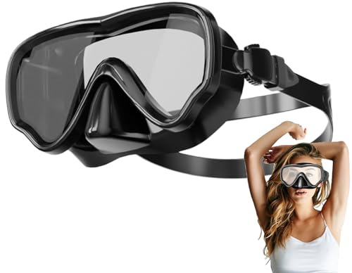 Gafas De Buceo | Gafas de Snorkel Antivaho - Máscaras Antifugas E Hipolergénicas para Snorkel con Comodidad Óptima para Hombres Mujeres Y Adolescentes