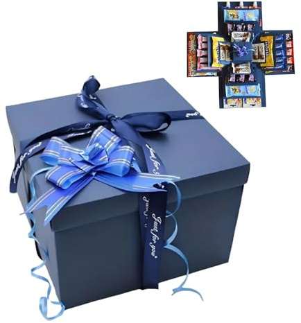 GIDWRIY Caja de Regalo Sorpresa,Caja Regalo Creativo Cumpleaños,Explosion Gift Box,Cajas de Regalos Hecha A Mano de 5 Capas,Cajas de Regalos de Explosión para Navidad para Aniversario, San Valentín