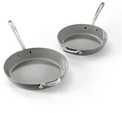 All-Clad HA1 Ceramic Nonstick, 2-Piece Fry Pan Set, Induction Ready