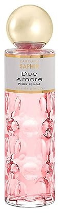 PARFUMS SAPHIR Due Amore - Eau De Parfum Con Vaporizzatore Da Donna, 200 ml