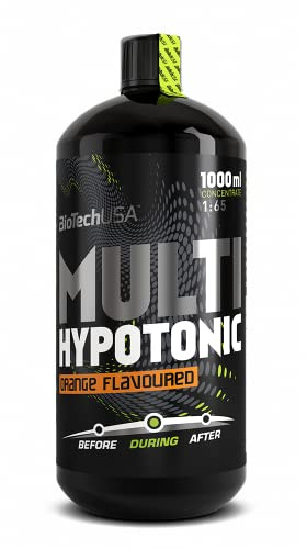 BioTechUSA Multi Hypotonic | Concentrado líquido | Repone energía y vitaminas durante el entrenamiento | Carbohidratos de alto índice glucémico para un rendimiento óptimo | 1000 ml | Limón