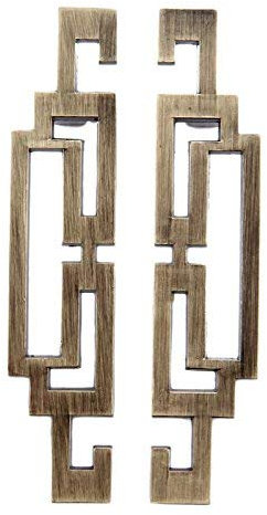 Mgoodoo Griff Möbelgriffe für Schrank,Schubladegriff aus Zinklegierung,Europäischen Stil Küchengriff Antique Bronze, Lochabstand-64mm, 2 Stück